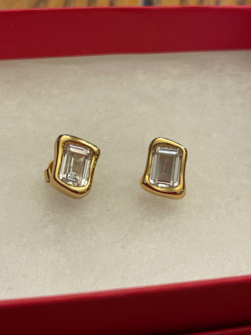 Kate Spade New York Gold Molten Stud Earrings